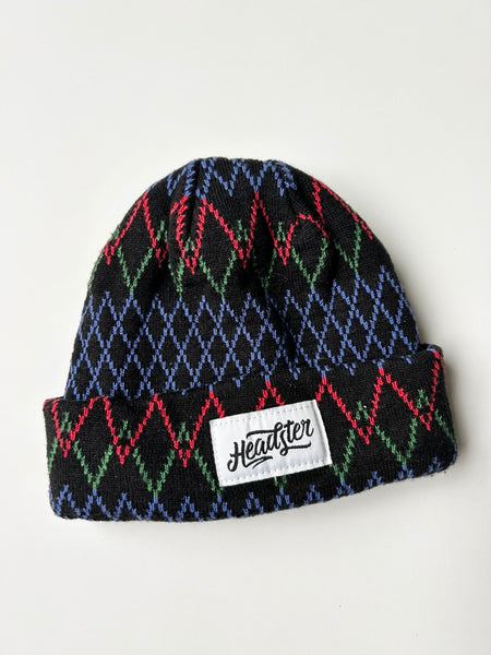 Headster Fleece Lined Black Toque • 1-4 years