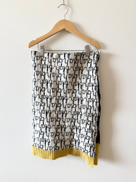 NEW Donna Wilson Blah Blah Blah Wool Blanket