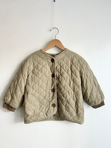 Zara Quilted Lined Jacket • 3-4 years