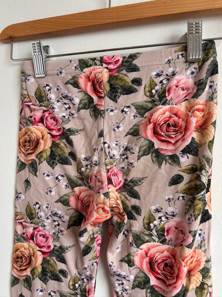 Little and Lively Antique Floral Leggings • 9-10 years