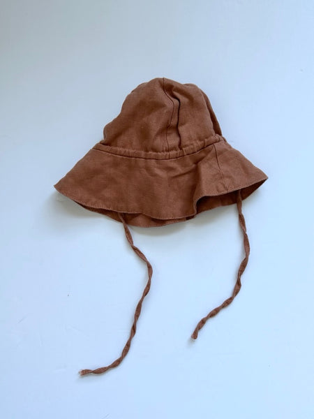 Marlow and Mae Linen Bucket Hat • 3-6 months