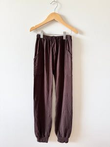 Laid Paisley Brown Pants • 9-10 years