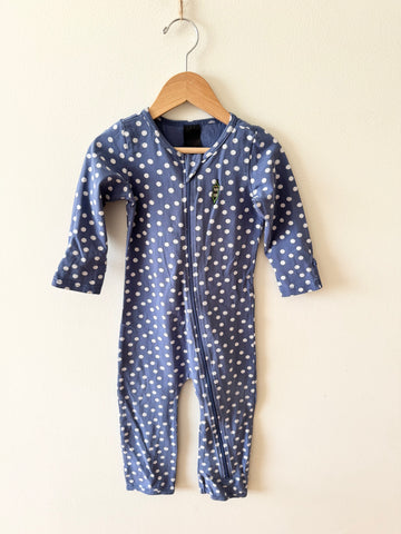 PK Beans Polkadot Blue Romper • 18-24 months