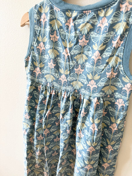 Tea Collection Blue Patterned Tank Dress • 5-6 years