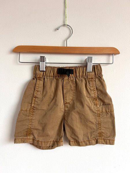 Zara Brown Big Pocket Hiking Shorts • 2 years