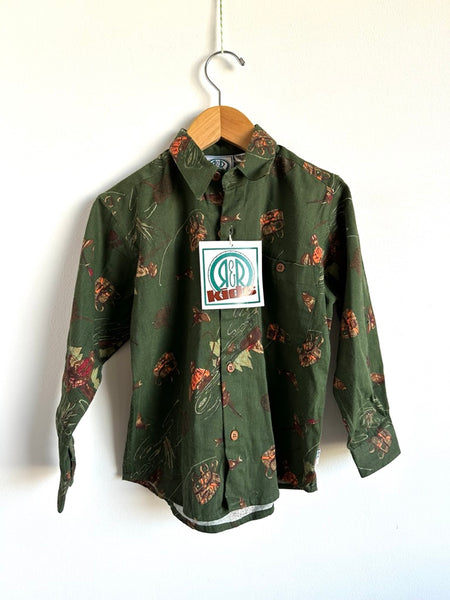 NEW Vintage R&R Button Up Camping Shirt • 5 years