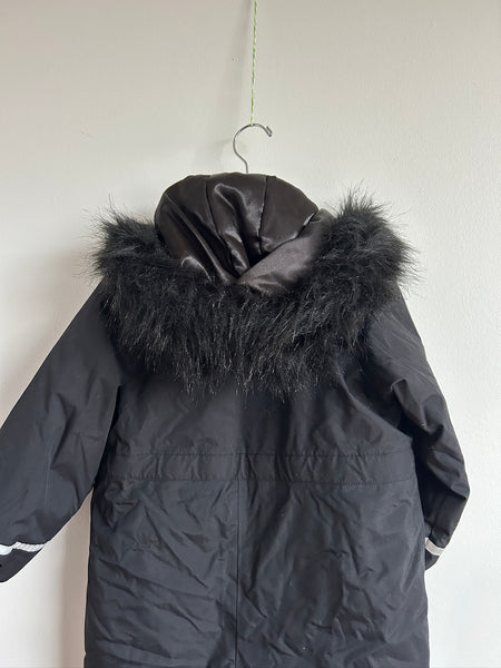 Mini Rodini Black Snowsuit • 5-6 years (106cm)