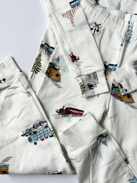 Loulou Lollipop 2pc Train Jammies • 2 years