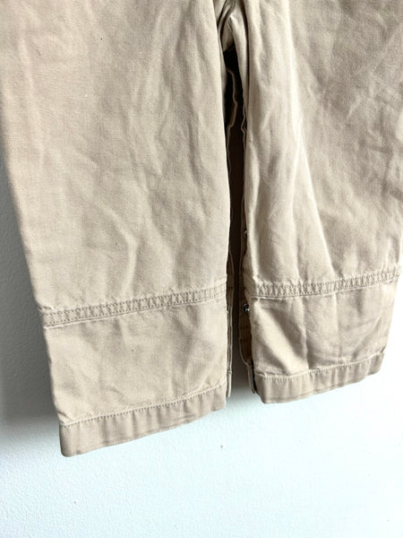 Vintage Gymboree "G" Khaki Overalls • 2-4 years