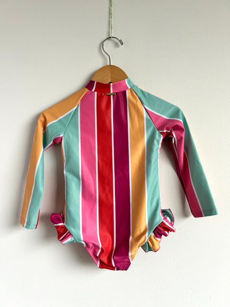 NEW Imagine Perry Ruffle Long Sleeve Swimsuit • 2 years