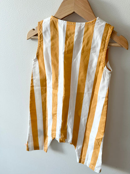 NEW Tiny Cottons Striped Yellow Romper • 6-12 months