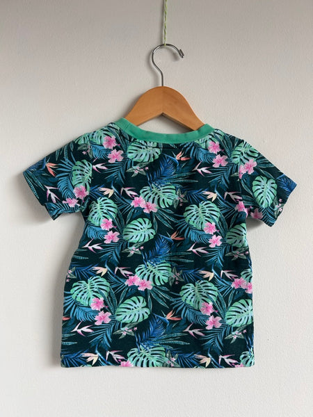 Lola and Taylor Green Monstera T-Shirt • 3 years