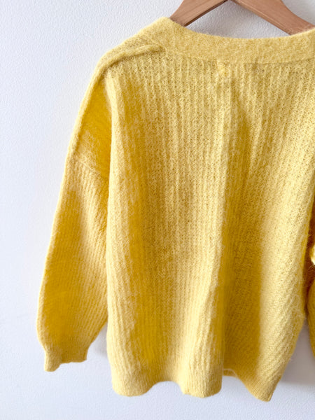 Maan Yellow Cardigan • 7-9 years