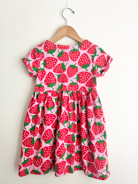 Mini Boden Strawberry Dress • delete