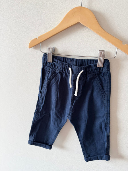 NEW H&M Navy Blue Pants • 6-12 months