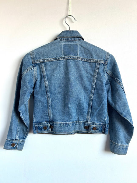 Vintage 1984 Levi's Orange Tab Denim Jacket • 6-8 years (Small)