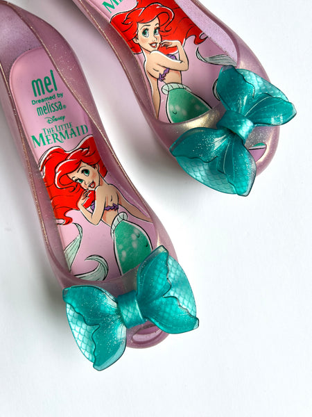 Disney x Mini Melissa Little Mermaid Shoes • 13Y