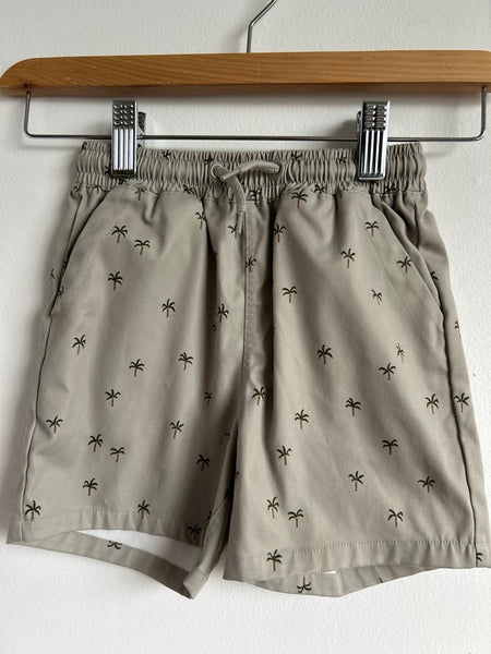 Rylee and Cru Palm Trees Drawstring Shorts • 4-6 years