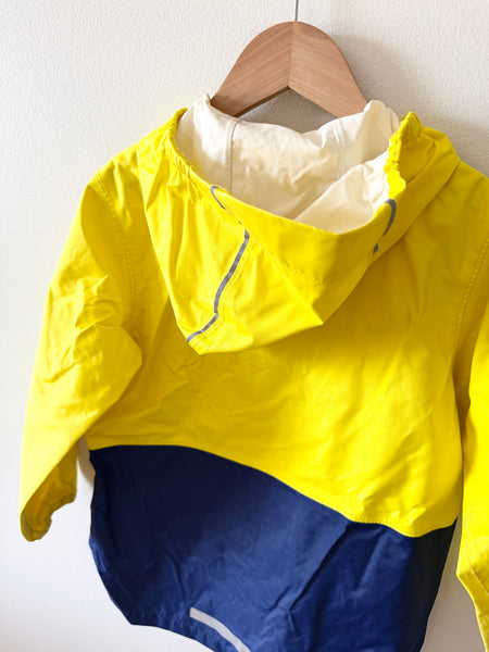 MEC Blue and Yellow Rainjacket • 4-5 years