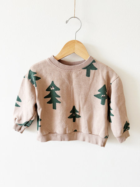 Zara Trees with Eyes Sweatshirt • 18-24 months