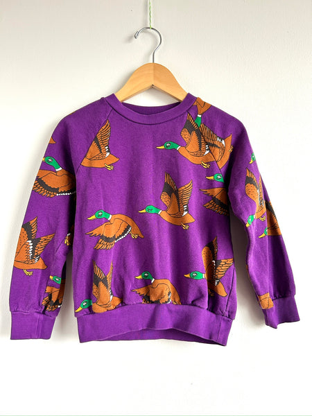 Mini Rodini Geese Purple Sweatshirt • 4-7 years (116/122cm)