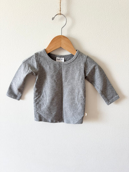 Jax and Lennon Grey Longsleeve Top • 6-12 months