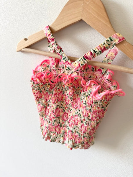 Louise Misha Floral Stretchy Tank Top • 12-18 months