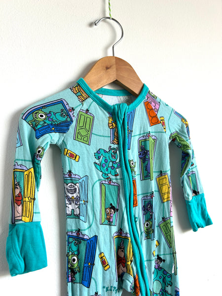 Little Sleepies x Monsters Inc Bamboo Jammies • 0-3 months