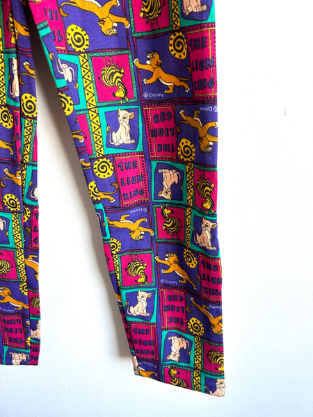 Vintage Disney The Lion King Thick Leggings • 9-11 years