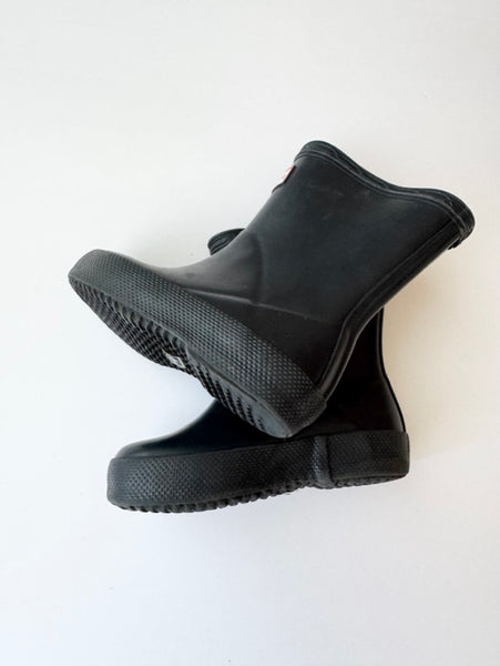 Hunter Black Gumboots • 5c