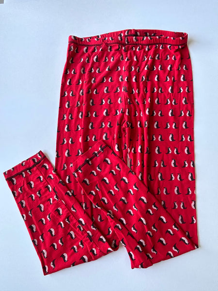 Kickee Red Penguins 2pc Jammies Set • 9-10 years