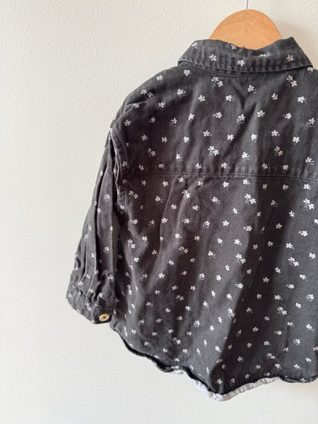 Zara Black Denim Shacket • 4-5 years