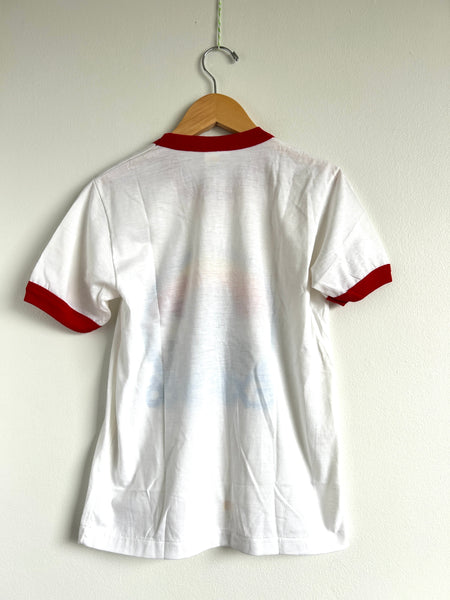 NEW Vintage Expo 86 T-Shirt with Red Trim • 8-10 years
