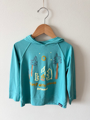 Patagonia Camp With Friends Long Sleeve Sun Hoodie • 3-4 years
