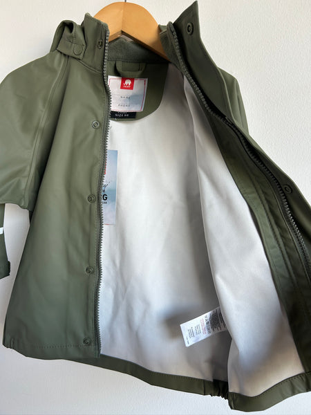 NEW Celavi Rubberized Rainjacket • 2-3 years