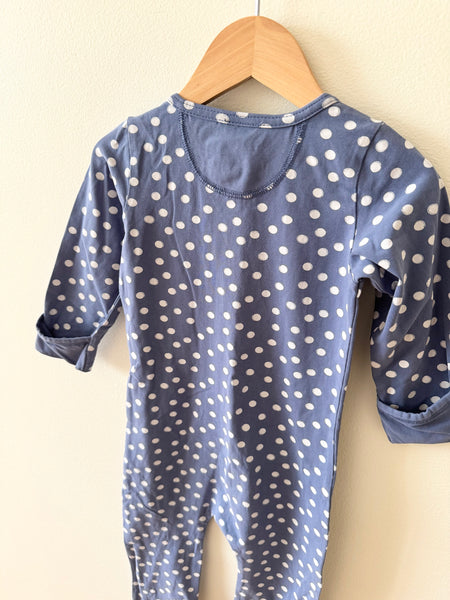 PK Beans Polkadot Blue Romper • 18-24 months