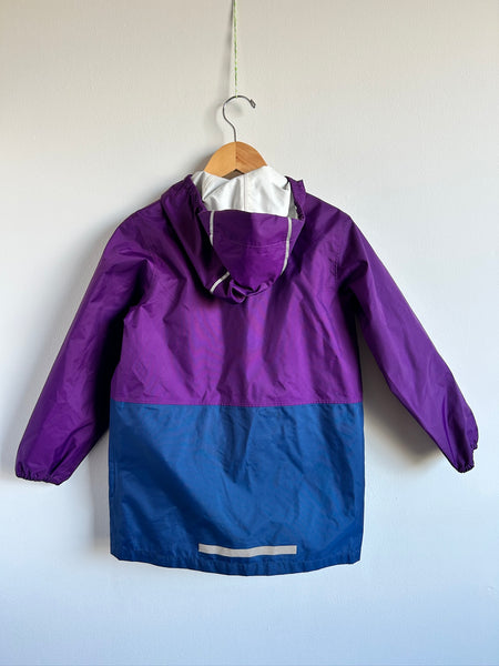MEC Long Purple and Blue Heritage Rainjacket • 6-7 years