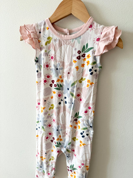 LouLou Lollipop Floral Romper • 6-12 months