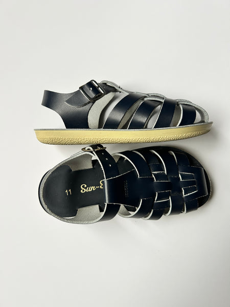 Saltwater Sandals Swimmers Blue • 11c