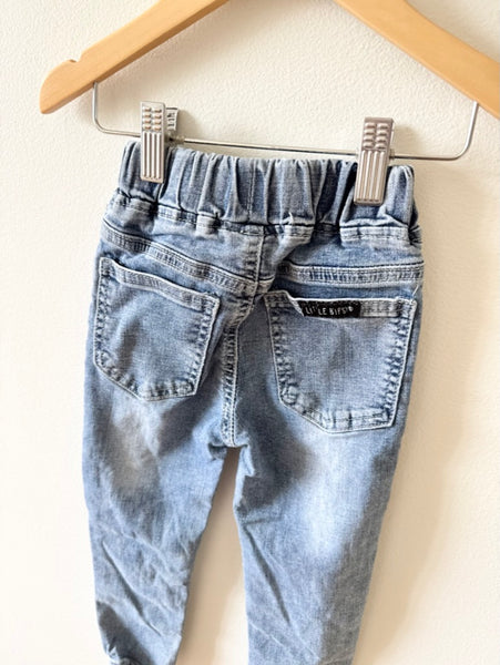 Little Bipsy Elastic Waist Slim Stretchy Jeans • 3-4 years