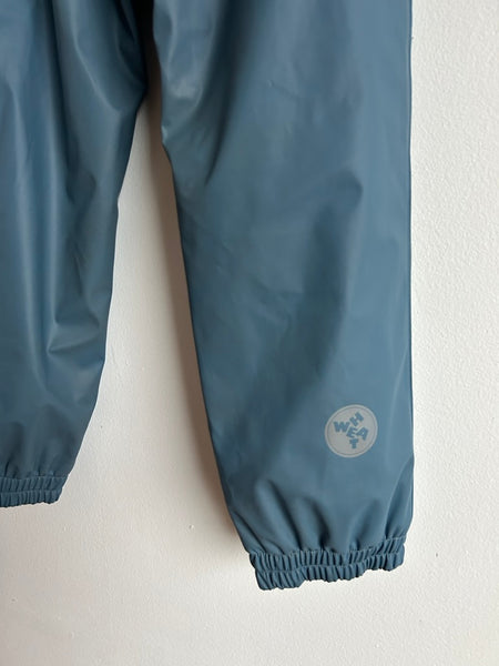 Wheat Kids Quilted Lined Rubberized Rain Pants • 7 years