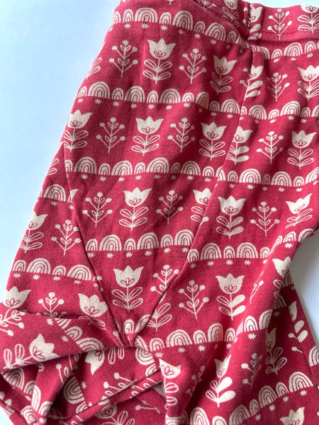 Parade Red Floral PJ Set • 3-4 years