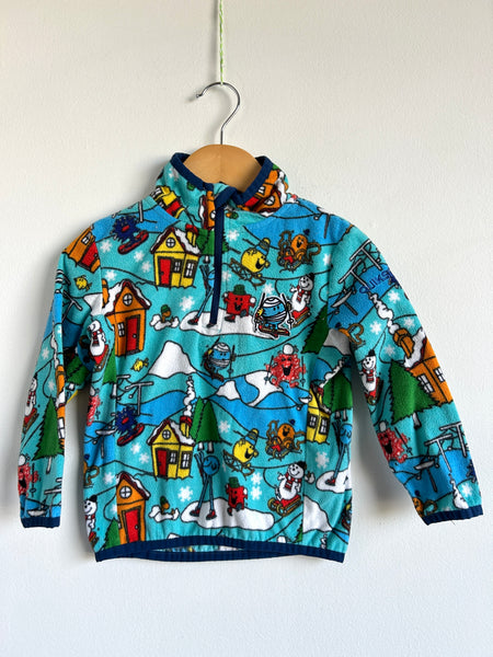 Mr Men x Quiksilver Ski 3/4 Zip Fleece • 2 years