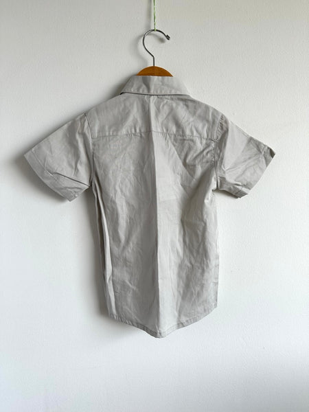 NEW Motoreta Grey and Chambray Lucio Shirt • 2-3 years