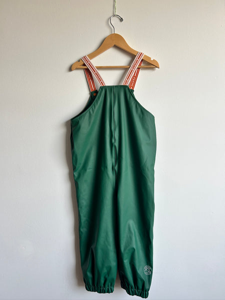 Souris Mini Lined Green Rainpants • 6 years