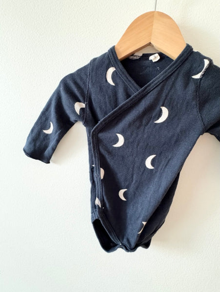 Organic Zoo Moons Bodysuit • 3-6 months