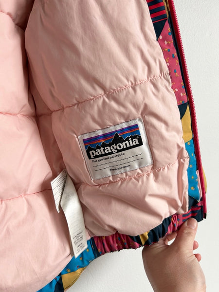 Patagonia Kids Snow Pile Quilt Print Jacket • 5 years