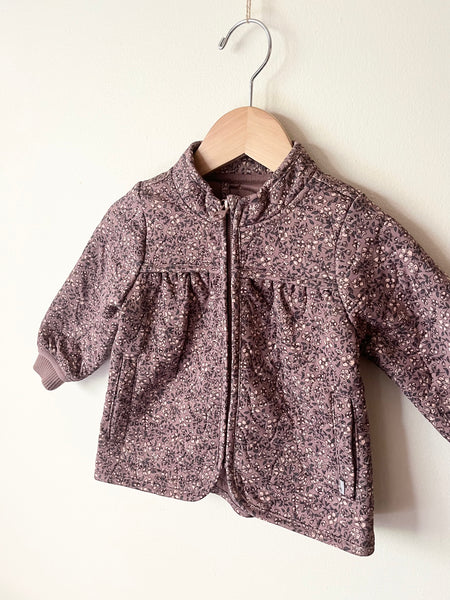 Wheat Floral Quilted Jacket • 9-12 months