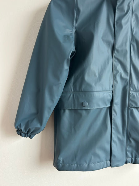 Wheat Kids Quilted Lined Rubberized Rain Jacket • 7 years