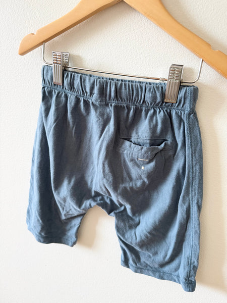 Gray Label Blue Drop Crotch Shorts • 5-6 years